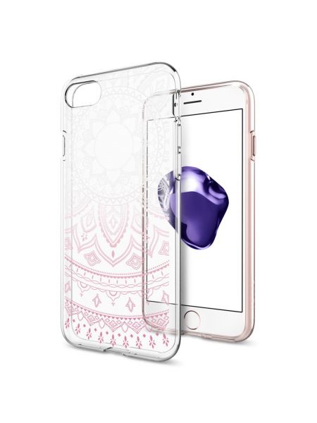 Чехол Spigen для iPhone 7 Liquid Crystal, Shine Pink 
