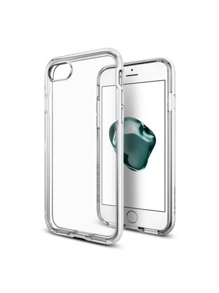 Чехол Spigen для iPhone 7 / 8 Neo Hybrid Crystal, Jet White