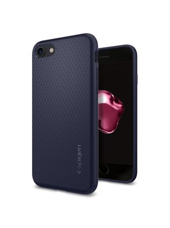 Чехол Spigen для iPhone 7 Liquid Air, Midnight Blue , 042CS21189