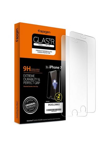Защитное стекло для iPhone 7 Screen Protector GLAS.tR SLIM HD (2шт), 042GL20802