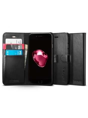 Чехол iPhone 8 Plus / 7 Plus Case Wallet S, Black, 043CS20543