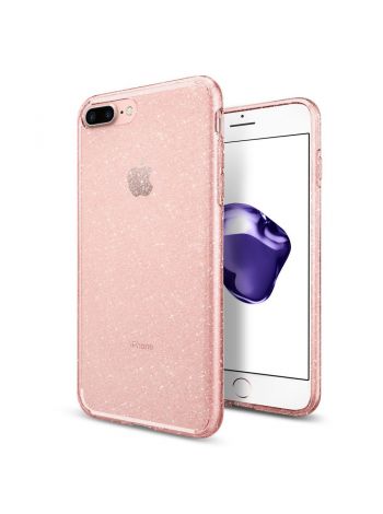 Чехол Spigen Liquid Crystal для iPhone 7 Plus, Rose Quartz, 043CS21759