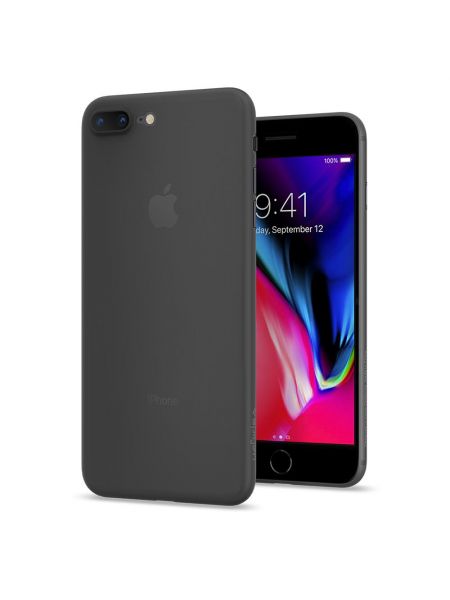 Чехол Spigen для iPhone 8 Plus Air Skin, Black Чехол Spigen для iPhone 8 Plus Air Skin, Black