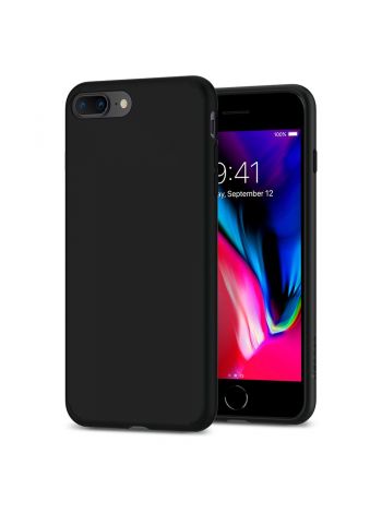 Чехол Spigen для iPhone 8 Plus / 7 Plus Liquid Crystal, Matte Black , 055CS22234