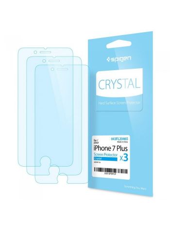 Защитная плёнка Spigen для iPhone 8 Plus / 7 Plus, 3шт., 043FL20465
