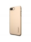Чехол Spigen для iPhone 8 Plus / 7 Plus Thin Fit, Champagne Gold , 043CS20734