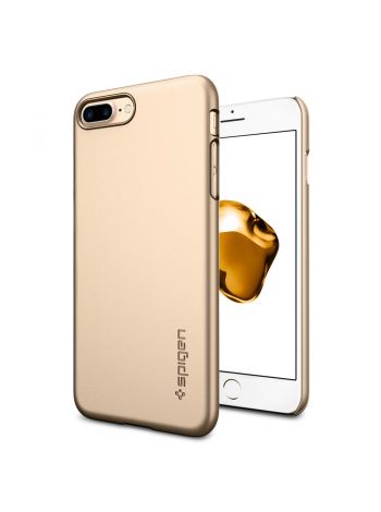 Чехол Spigen для iPhone 8 Plus / 7 Plus Thin Fit, Champagne Gold , 043CS20734