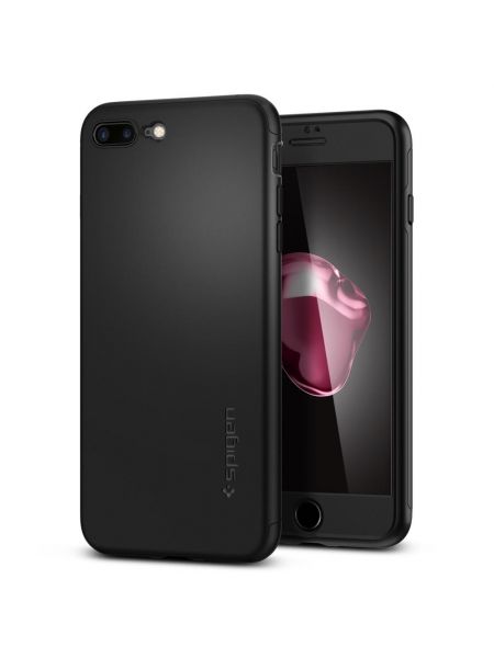Чехол Spigen для iPhone 7 Plus Thin Fit 360, Black Чехол Spigen для iPhone 7 Plus Thin Fit 360, Black