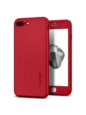 Чехол Spigen для iPhone 7 Plus Thin Fit 360, Red , 043CS21731