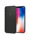 Чехол Spigen для iPhone X/XS Air Skin, Black , 057CS22114