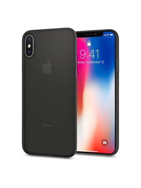 Чехол Spigen для iPhone X/XS Air Skin, Black 