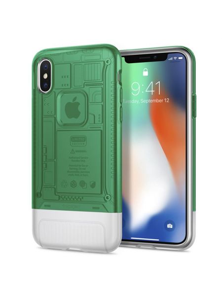Чехол Spigen для iPhone X/XS Classic C1, Sage 