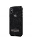 Чехол Spigen для iPhone X/XS Crystal Hybrid Glitter, Space Quartz , 057CS22148