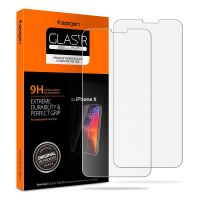 Защитное стекло Spigen для iPhone X/XS Slim HD, 2шт.