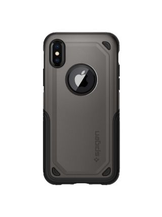 Чехол Spigen для iPhone X/XS Hybrid Armor, Gunmetal 