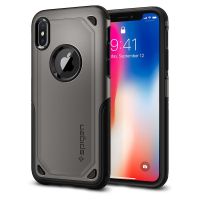 Чехол Spigen для iPhone X/XS Hybrid Armor, Gunmetal 