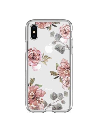 Чехол Spigen для iPhone X/XS Liquid Crystal Aquarelle, Rose 