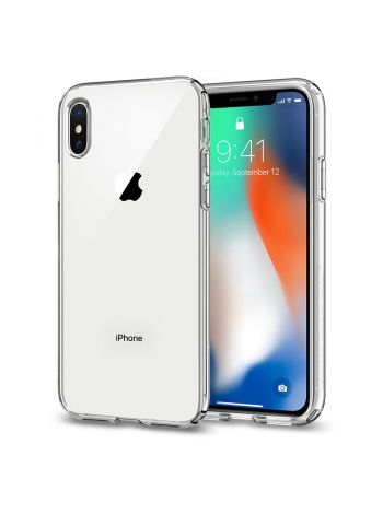 Чехол Spigen для iPhone X/XS Liquid Crystal, Crystal Clear , 057CS22118