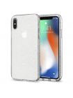 Чехол Spigen для iPhone X/XS Liquid Crystal Glitter, Crystal Quartz, 057CS22122