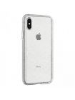 Чехол Spigen для iPhone X/XS Liquid Crystal Glitter, Crystal Quartz, 057CS22122