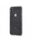 Чехол Spigen для iPhone X/XS Liquid Crystal Glitter, Crystal Quartz, 057CS22122