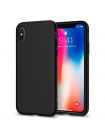 Чехол Spigen для iPhone X/XS Liquid Crystal, Matte Black, 057CS22119
