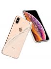 Чехол Spigen для iPhone X/XS Liquid Crystal Glitter, Rose Quartz , 057CS22654