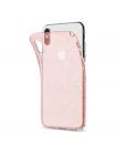 Чехол Spigen для iPhone X/XS Liquid Crystal Glitter, Rose Quartz , 057CS22654