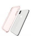 Чехол Spigen для iPhone X/XS Liquid Crystal Glitter, Rose Quartz , 057CS22654