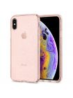 Чехол Spigen для iPhone X/XS Liquid Crystal Glitter, Rose Quartz , 057CS22654