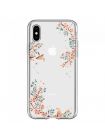 Чехол Spigen для iPhone X/XS Liquid Crystal Blossom, Nature, 057CS22655
