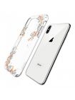 Чехол Spigen для iPhone X/XS Liquid Crystal Blossom, Nature, 057CS22655