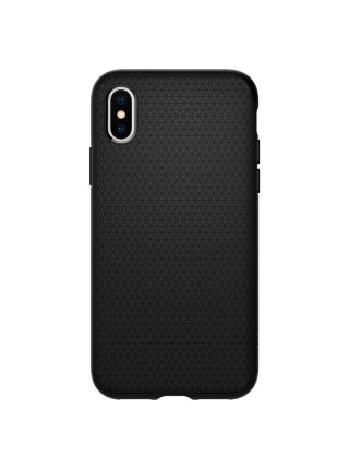 Чехол Spigen для iPhone X/XS Liquid Air, Black Чехол Spigen для iPhone X/XS Liquid Air, Black