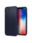 Чехол Spigen для iPhone X Liquid Air, Midnight Blue, 057CS22124