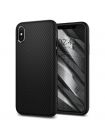 Чехол Spigen для iPhone X / XS Liquid Air, Black (057CS22123), iPhone X/XS