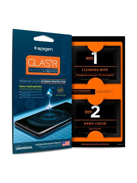 Жидкое защитное стекло Spigen для iPhone X/XS GLAS.tR Nano Liquid 