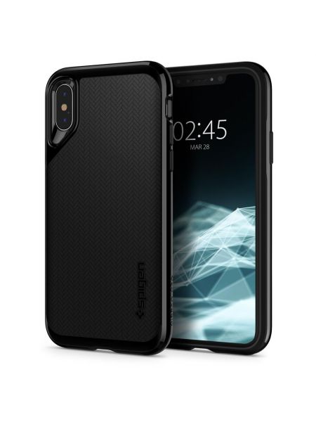 Чехол Spigen для iPhone X/XS Neo Hybrid, Jet Black 