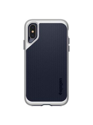 Чехол Spigen для iPhone X/XS Neo Hybrid, Satin Silver 