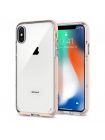 Чехол Spigen для iPhone X/XS Neo Hybrid Crystal, Blush Gold , 057CS22173