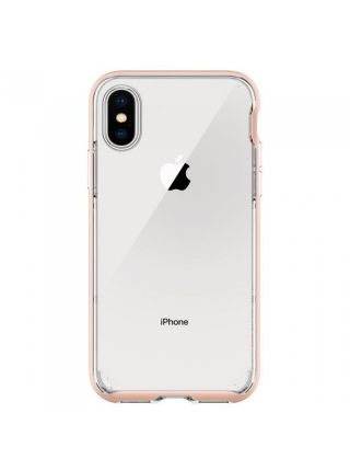 Чехол Spigen для iPhone X/XS Neo Hybrid Crystal, Blush Gold 