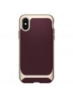 Чехол Spigen для iPhone X Neo Hybrid, Burgundy, 057CS22168