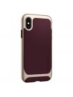 Чехол Spigen для iPhone X Neo Hybrid, Burgundy, 057CS22168