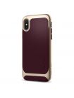 Чехол Spigen для iPhone X Neo Hybrid, Burgundy, 057CS22168