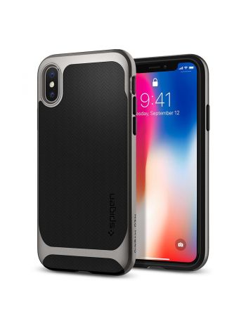 Чехол Spigen для iPhone X Neo Hybrid, Gunmetal , 057CS22165