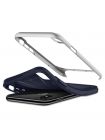 Чехол Spigen для iPhone X Neo Hybrid, Satin Silver, 057CS22167
