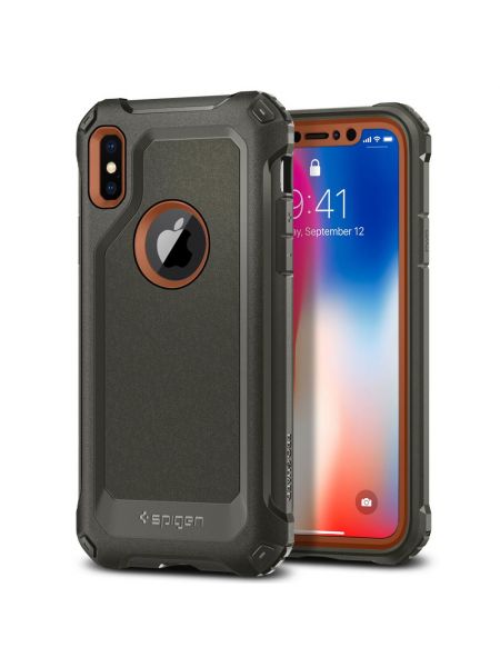 Чехол Spigen для iPhone X/XS Pro Guard, Army Green
