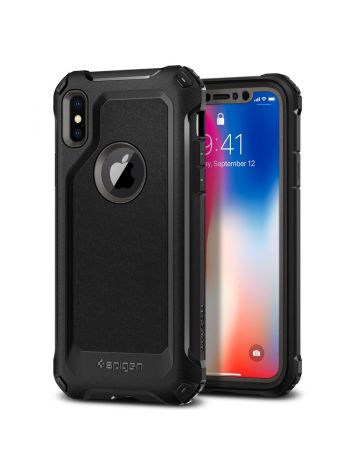 Чехол Spigen для iPhone X/XS Pro Guard, Gunmetal , 057CS22652