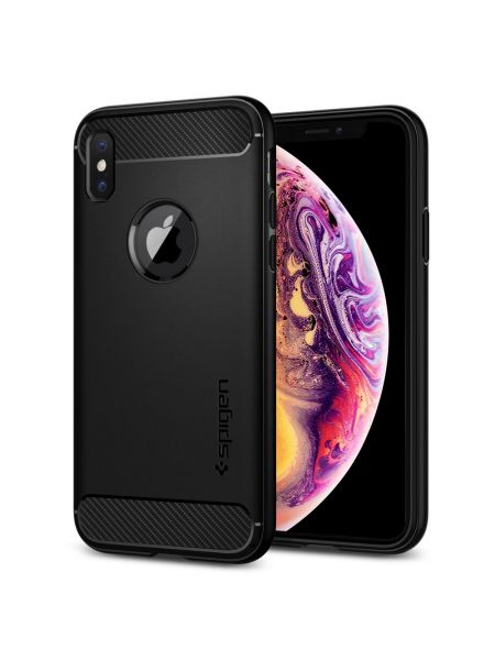 iPhone X/XS Rugged Armor, Matte Black