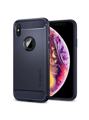 iPhone X/XS Rugged Armor, Midnight Blue (057CS22126), 057CS22126