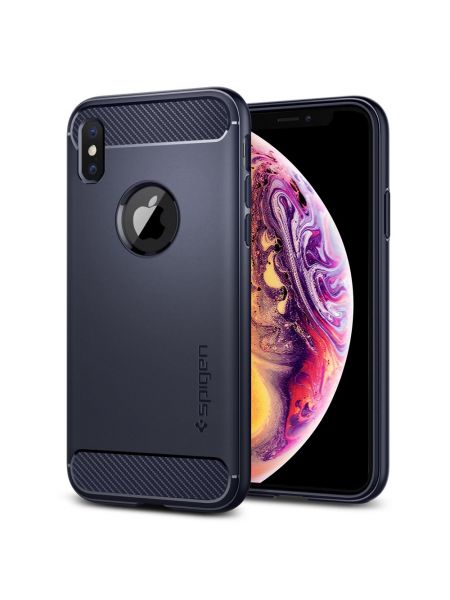 iPhone X/XS Rugged Armor, Midnight Blue 